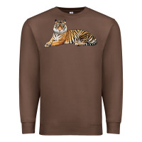 Chestnut Tiger Premium Sweatshirt - LillyAllenDesigns
