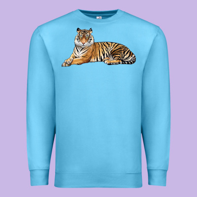 Tiger Premium Sweatshirt Designed By Lillyallendesigns