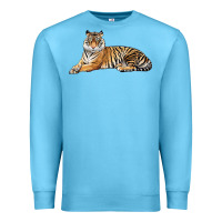 Ocean Blue Tiger Premium Sweatshirt - LillyAllenDesigns