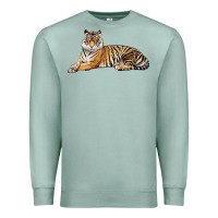 Seafoam Tiger Premium Sweatshirt - LillyAllenDesigns