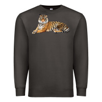 Smoke Tiger Premium Sweatshirt - LillyAllenDesigns