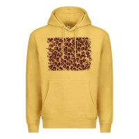 Antique Gold leopard background Premium Hoodie - NancyCooperArtShop