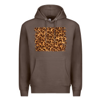 Coffee leopard background Premium Hoodie - NancyCooperArtShop