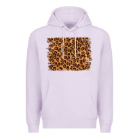 Lilac leopard background Premium Hoodie - NancyCooperArtShop