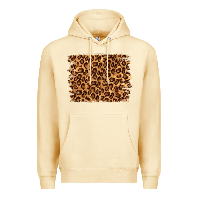Leopard Background Premium Hoodie by NancyCooperArtShop | Teevron