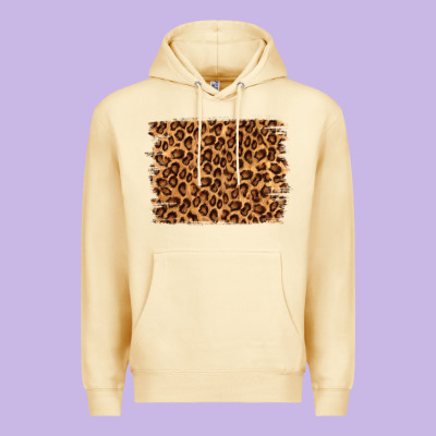 Leopard Background Premium Hoodie Designed By Nancycooperartshop