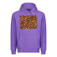 Purple leopard background Premium Hoodie - NancyCooperArtShop