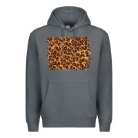 Rock leopard background Premium Hoodie - NancyCooperArtShop