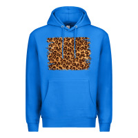 True Royal leopard background Premium Hoodie - NancyCooperArtShop