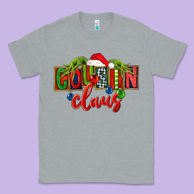 Cousin Claus Christmas Classic Tee Designed By Fadigitalartstudio