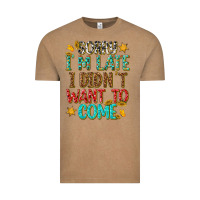 Vintage Coffee sorry i am late i didnt want to come Vintage Tee - texasbilliewilder