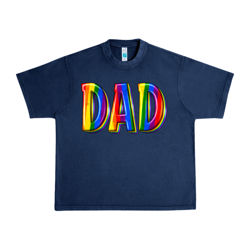 Pride Dad Urban Heavy Tee by texasbilliewilder | Teevron