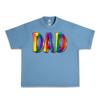 Pebble Blue pride dad Urban Heavy Tee - texasbilliewilder