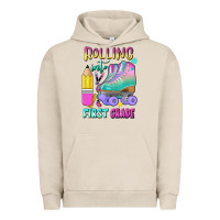Pigment French Oak rolling into first grade Urban Hoodie - BundleAndBundleShop