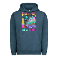 Pigment Midnight Navy rolling into first grade Urban Hoodie - BundleAndBundleShop