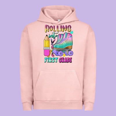 Rolling Into First Grade Urban Hoodie Designed By Bundleandbundleshop