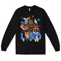 Black trust in the lord Long Sleeve Tee - Zillion Design Studio