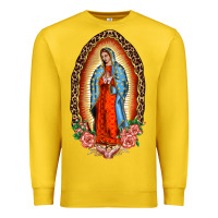 Lemon our lady of guadalupe leopard and roses Premium Sweatshirt - BarkalooDesign