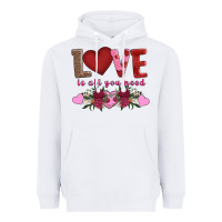 White love is all you need Heavyweight Hoodie - AdoDesignShop