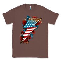 Chestnut American lightning bolt Classic Tee - Neo Western