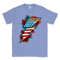 Colony Blue American lightning bolt Classic Tee - Neo Western