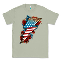 Matcha American lightning bolt Classic Tee - Neo Western