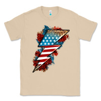 Mushroom American lightning bolt Classic Tee - Neo Western