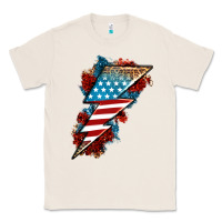 Natural American lightning bolt Classic Tee - Neo Western