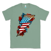 Sage American lightning bolt Classic Tee - Neo Western