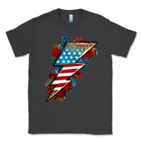 Smoke American lightning bolt Classic Tee - Neo Western
