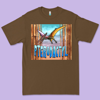 Dinosaur Pterodactyl Premium Tee Designed By Artiststas