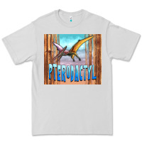 Dove Grey dinosaur pterodactyl Premium Tee - Artiststas