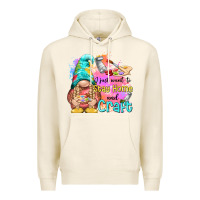 Tofu i just want stay home and craft Premium Hoodie - NancyCooperArtShop