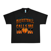 Black my favorite basketball player calls me mom Urban Heavy Tee - Zillion Design Studio