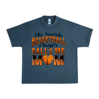 Midnight Navy my favorite basketball player calls me mom Urban Heavy Tee - Zillion Design Studio