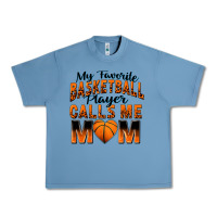Pebble Blue my favorite basketball player calls me mom Urban Heavy Tee - Zillion Design Studio