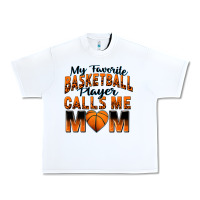 White my favorite basketball player calls me mom Urban Heavy Tee - Zillion Design Studio