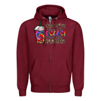 Burgundy coffee because my sarcasm needs to stay png Zipper Hoodie - CowhideDigitalArt