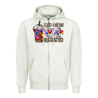 Oatmeal Heather coffee because my sarcasm needs to stay png Zipper Hoodie - CowhideDigitalArt