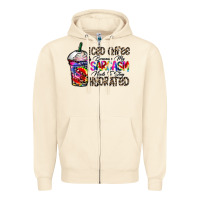 Coffee Because My Sarcasm Needs To Stay Png Zipper Hoodie | Teevron