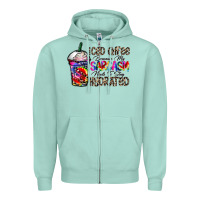 Seafoam coffee because my sarcasm needs to stay png Zipper Hoodie - CowhideDigitalArt
