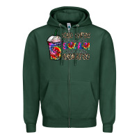 Sports Green coffee because my sarcasm needs to stay png Zipper Hoodie - CowhideDigitalArt