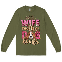 Army Green wife mother dog lover Long Sleeve Tee - Zillion Design Studio