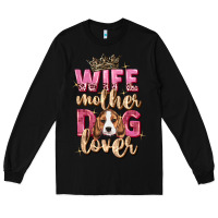 Black wife mother dog lover Long Sleeve Tee - Zillion Design Studio