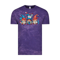 Cloud Purple american nurse gnomes Vintage Tee - Zillion Design Studio