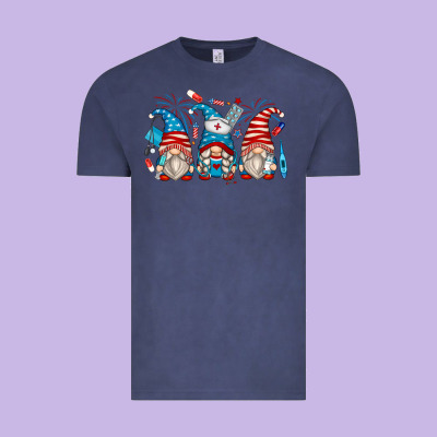 American Nurse Gnomes Vintage Tee Designed By Zillion Design Studio