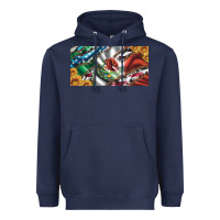 Navy usa flag and mexico flag with sunflower and cowhide  license plate Heavyweight Hoodie - Artiststas
