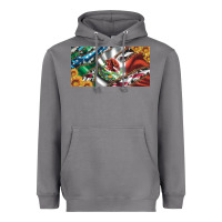 Storm usa flag and mexico flag with sunflower and cowhide  license plate Heavyweight Hoodie - Artiststas