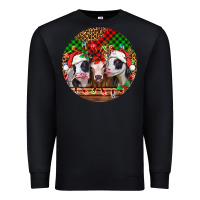 Black Christmas heifers Christmas Premium Sweatshirt - Jasminsmagicworld