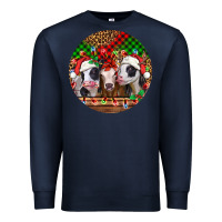 Navy Christmas heifers Christmas Premium Sweatshirt - Jasminsmagicworld